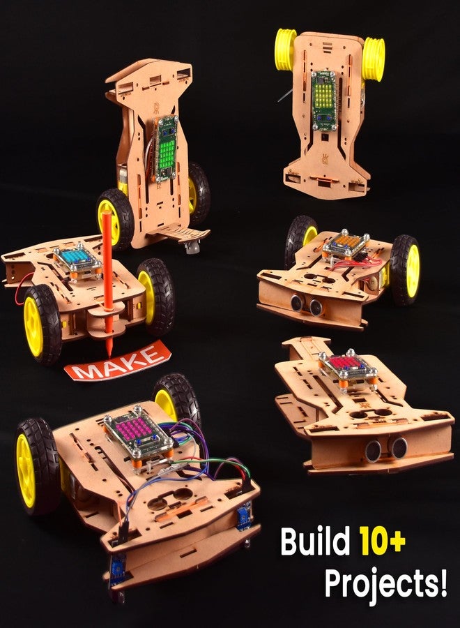 Avishkaar Make Robotics Advanced Kit |10-in-1 STEM |Kids Ages 10-14 | Electronics,Science & Engineering Projects, DIY Circuits Educational Toy for Boys & Girls - Image 5